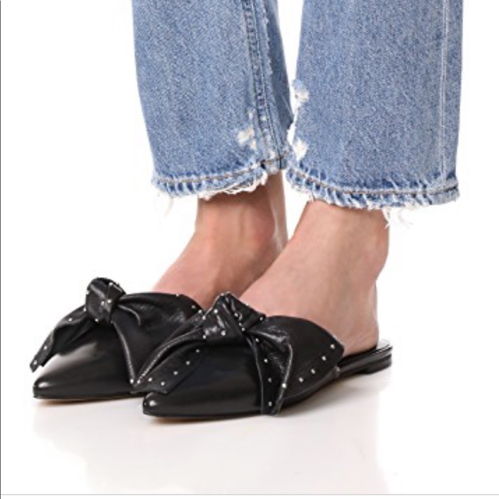 Studded Alexis bow slides